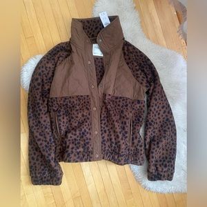 Brand new Abercrombie leopard jacket! NWT